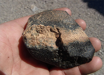 Meteorite found from a volcano on Mars